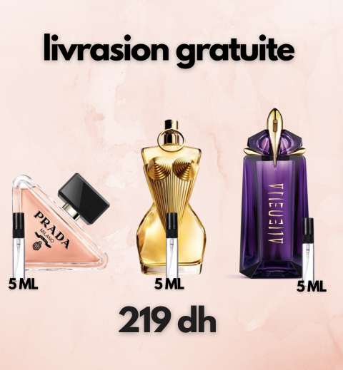 prada paradox & alien mugler & divine eau de parfum