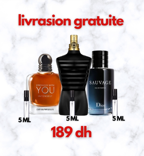 you insnsly & sauvage & le male le parfum - 5ml