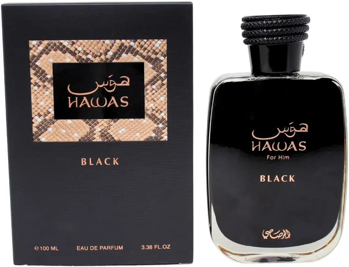 Hawas Black Rasasi Parfum pour homme 100ml